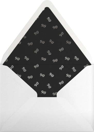 Sideways Lettering - Paperless Post Envelope