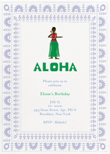 Pineapple Cake - Birthday Invitation by Mr. Boddington's Studio