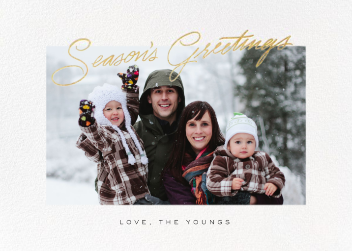 Inscribed - Holiday Card by Paperless Post