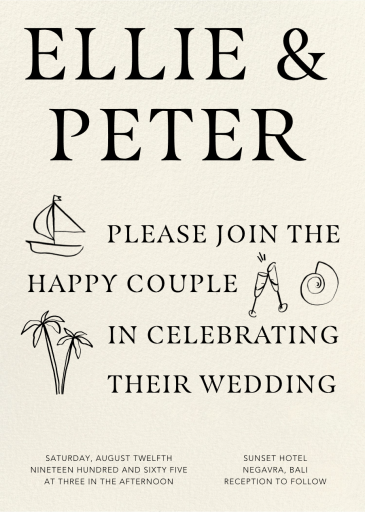 Emblems - Wedding Invitation by Paperless Post