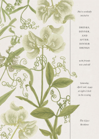 Sweet Peas - Spring Party Invitation by John Derian
