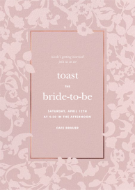 Lace Garden - Bridal Shower Invitation by kate spade new york