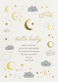 Whatever the Weather - Baby Sprinkle Invitation by Little Cube