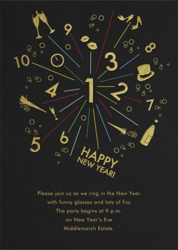 Sparkler - New Year's Eve Invitation by Paperless Post