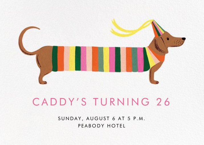 Party Pup - Birthday Invitation by Rifle Paper Co.