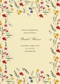 Fiore - Bridal Shower Invitation by Oscar de la Renta