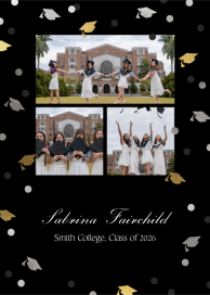 Foil Caps - Graduation Announcement by Paperless Post