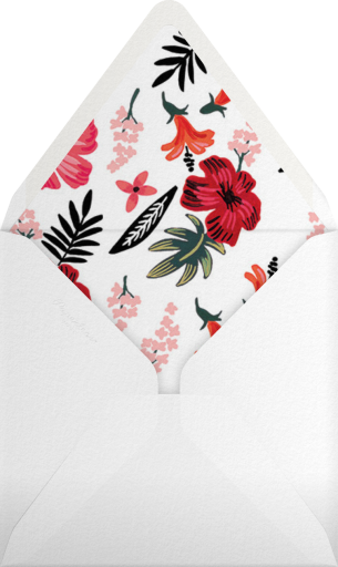 Kona Floral (Save the Date) - Rifle Paper Co. Envelope