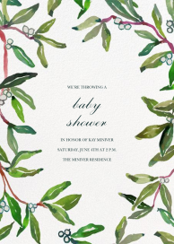 Hollyday Party - Baby Shower Invitation by Happy Menocal