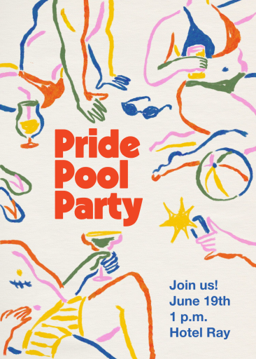 Colorful Summer Bodies - Invitation by Paperless Post