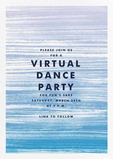 Gradient Messy Strokes by Paperless Post