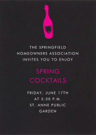 Black - Cocktail Party Invitation by Paperless Post