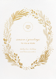 Winter Garden I - Business Holiday Card by Paperless Post