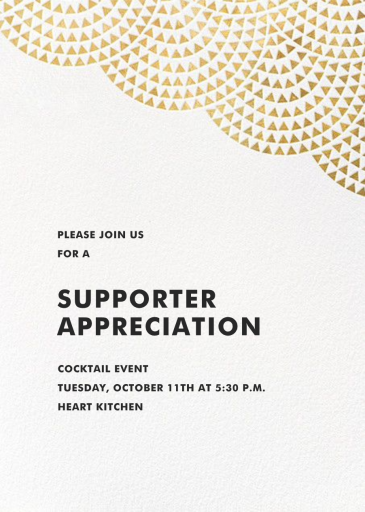 Savoy (Square) - Appreciation Event Invitation by Paperless Post