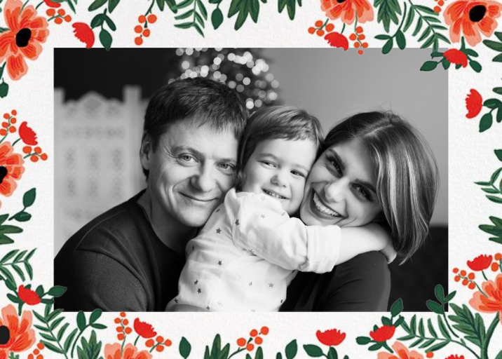 Field Poppies (Photo) - Christmas Card by Rifle Paper Co.