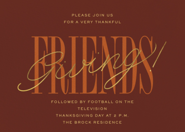 Thankful Friendsgiving by Paperless Post