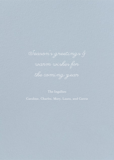 Gnome for the Holidays (Kelsey Garrity Riley) by Red Cap Cards - Back