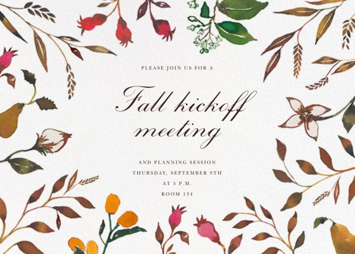 Harvest Market (Horizontal) - Invitation by Happy Menocal