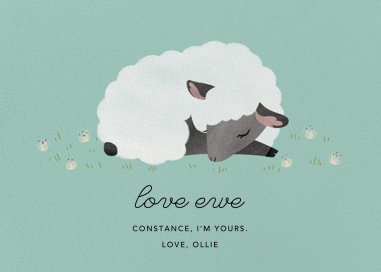 Love Ewe - Love and Romance Card by Paperless Post