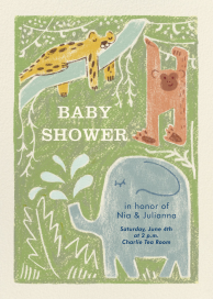 Safari Animals - Baby Shower Invitation by Paperless Post