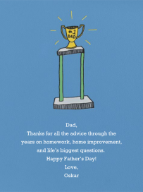 Number One Dad - Father's Day Card by Paperless Post