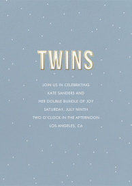 Gold Outline Block Lettering by Sugar Paper