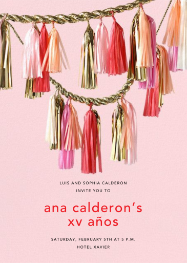 Sparkle - Quinceañera Invitation by CONFETTISYSTEM