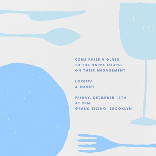 Place Setting - Square by Paperless Post