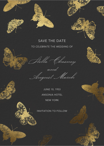 Burnell Butterfly - Save the Date by schumacher