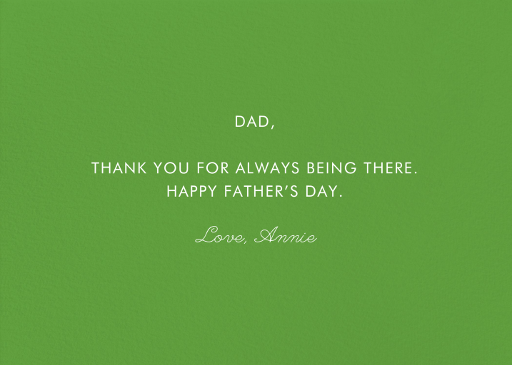 Household Chef (Danielle Kroll) - Greeting Card by Red Cap Cards - Back