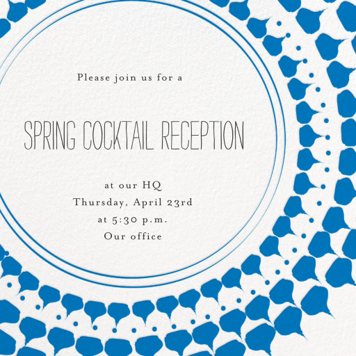 Spec in Capri - Cocktail Party Invitation by Mr. Boddington's Studio