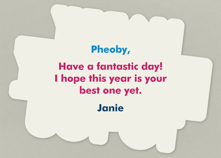 Happy Birthday To You - Birthday Card by Paperless Post - Back