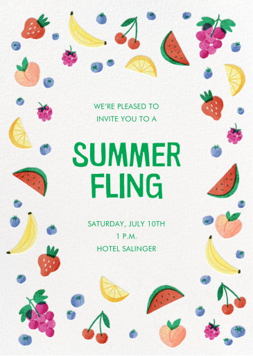 Fruit Fling - Party Invitation by Paperless Post