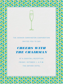 Hand Drawn Chevrons - Corporate Reception Invitation by Paperless Post
