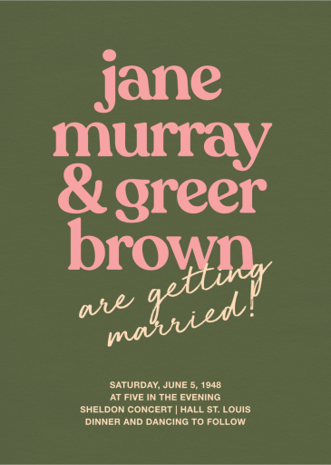 Noted - Wedding Invitation by Paperless Post