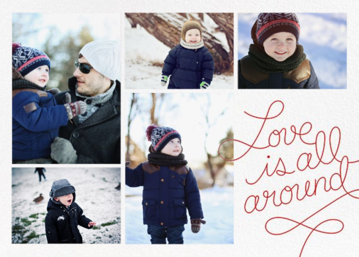 Love is All Around - Holiday Card by Paperless Post