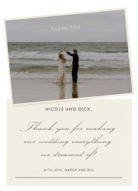 Postage Portrait - Thank You Card by Paperless Post