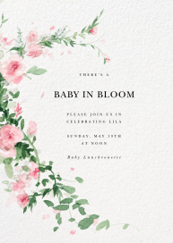 Rustic Greenery Vine Arch Invitation