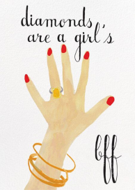 Diamonds Are a Girl's Best Friend by Mr. Boddington's Studio