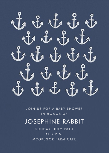 Maritime - Baby Shower Invitation by Linda and Harriett