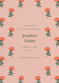Dianthus Floral - Baby Shower Invitation by Rifle Paper Co.