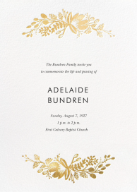 Floral Silhouette (Invitation) by Rifle Paper Co.