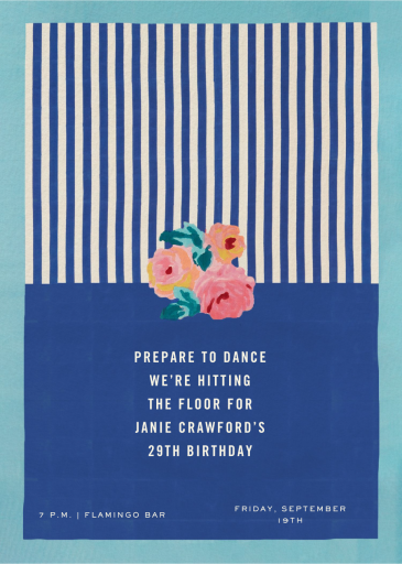 Mezzero - Birthday Invitation by Lisa Corti