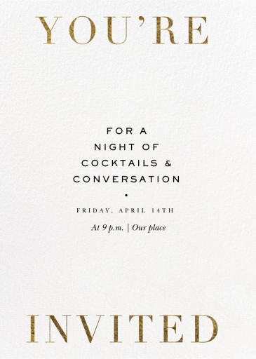 Endlong - Corporate Reception Invitation by Paperless Post