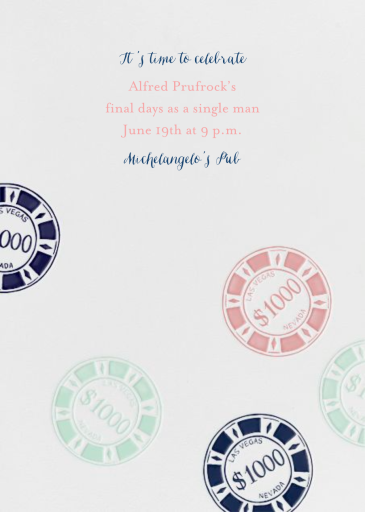 Vegas Bachelor Party - Bridal Shower Invitation by Paperless Post