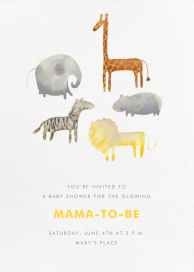 Friendly Beasts - Baby Shower Invitation by Paperless Post