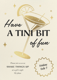 5 O’Clock Martini - Get-Together Invitation by Paperless Post