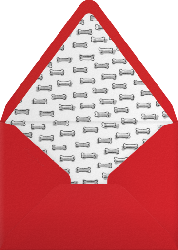 Holiday Dog - Paperless Post Envelope