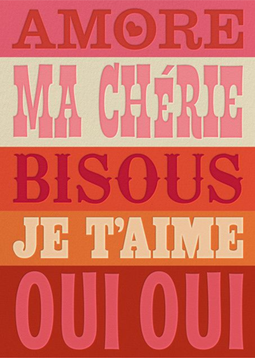 Language of Love - Valentine's Day Card by Jonathan Adler