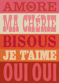 Language of Love - Greeting Card by Jonathan Adler